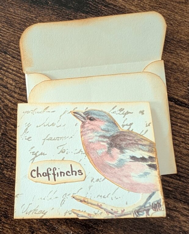 Mini Envelope with Card for Junk Journals