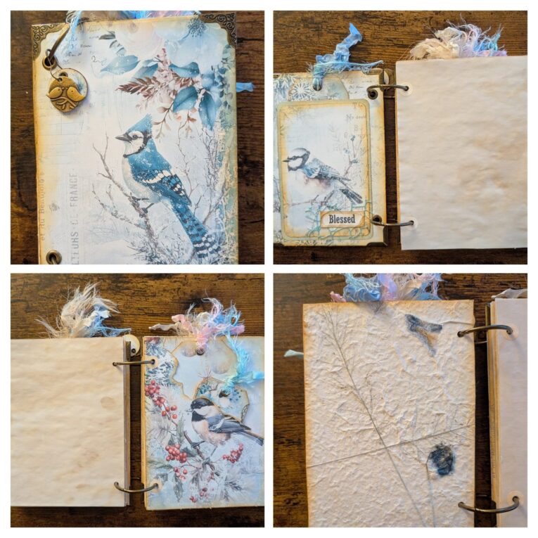 Handmade Junk Journal for a Christmas Gift